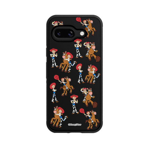 Google Pixel 9a Base Case Toy Story 5 Jessie Cowboy Pattern Transparent