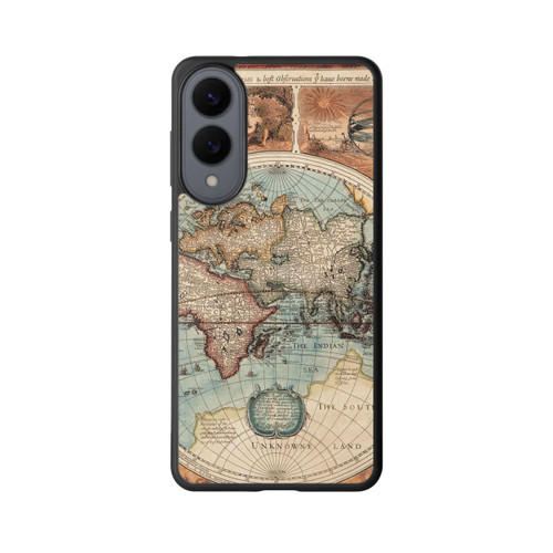 Samsung Galaxy S25 Edge Base Case Vintage Weltkarte