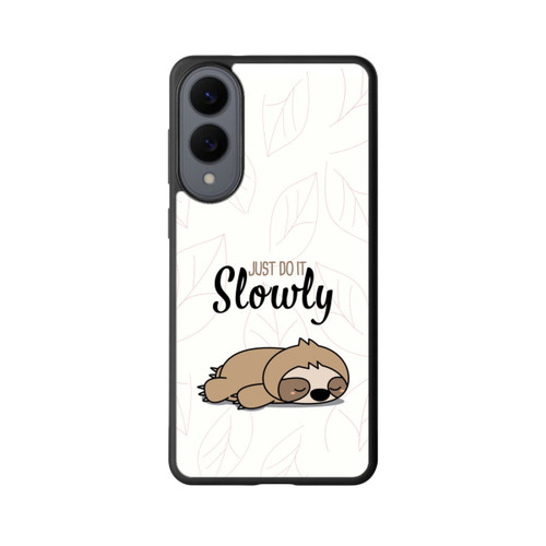 Samsung Galaxy S25 Edge Base Case Just Do It Slowly Sloth