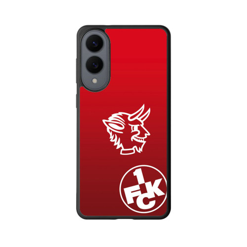 Samsung Galaxy S25 Edge Base Case Teufelskopf FCK auf Rot