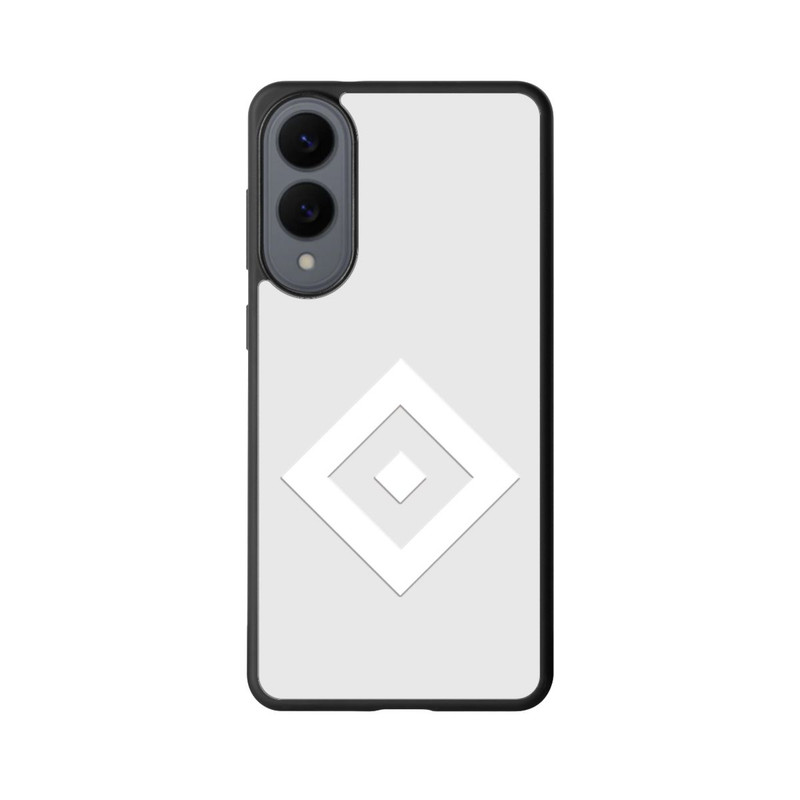 Galaxy S25 Edge Base Case Rauten Logo auf HSV Grau