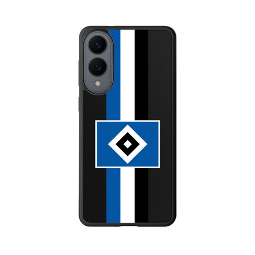 Samsung Galaxy S25 Edge Base Case HSV Streifen - Blau-Weiß-Schwarz - ohne Hintergrund