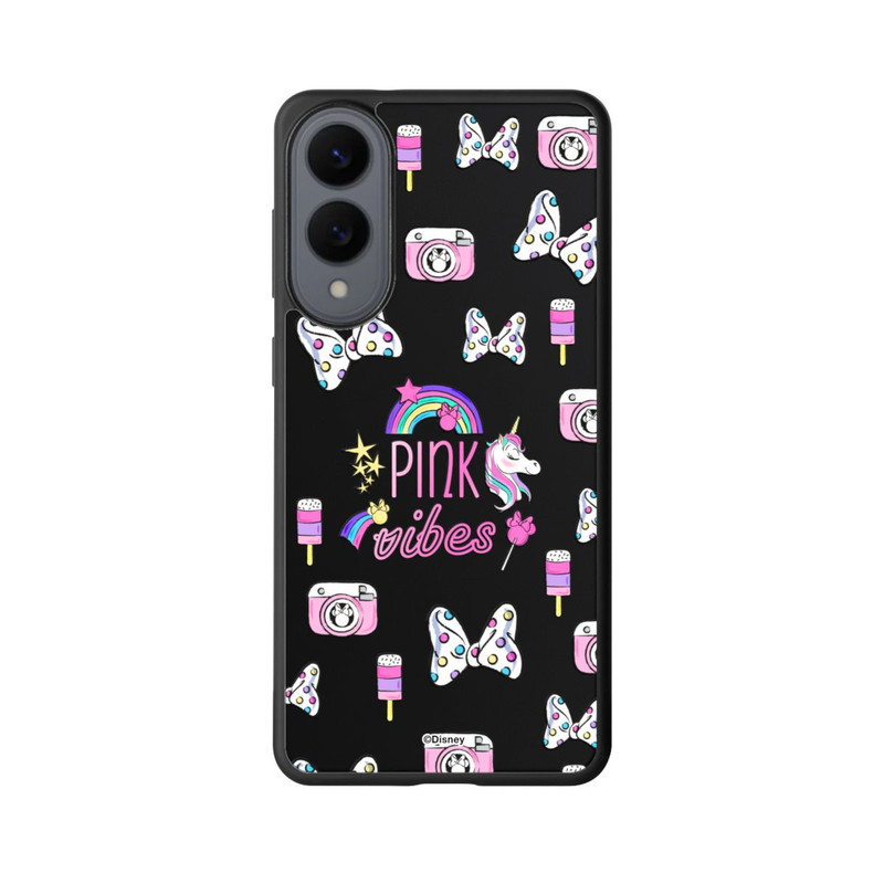 Galaxy S25 Edge Base Case Pink Vibes Transparent