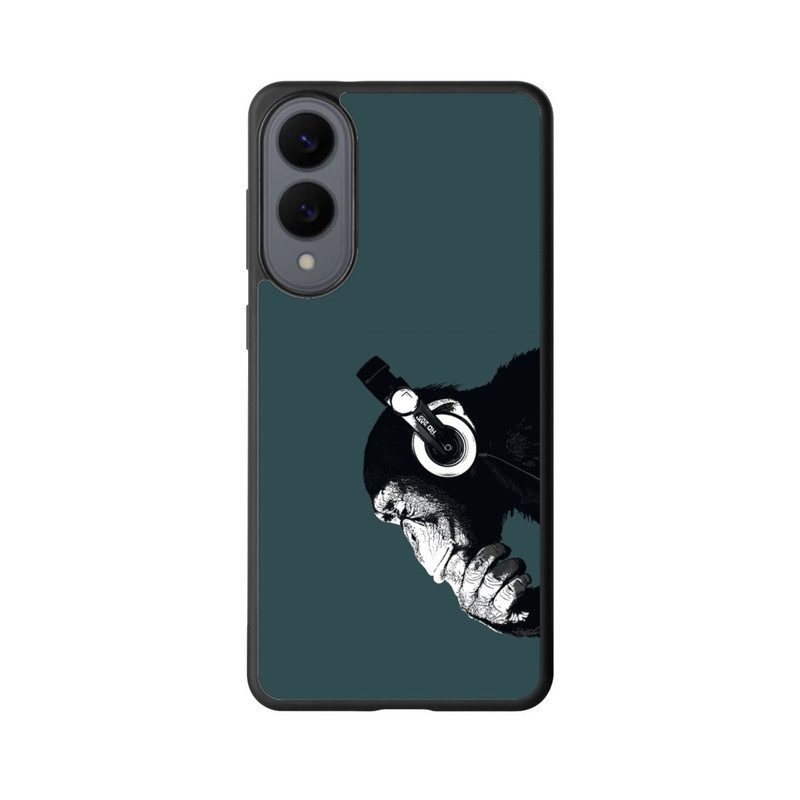 Galaxy S25 Edge Base Case Denkender Affe Blau