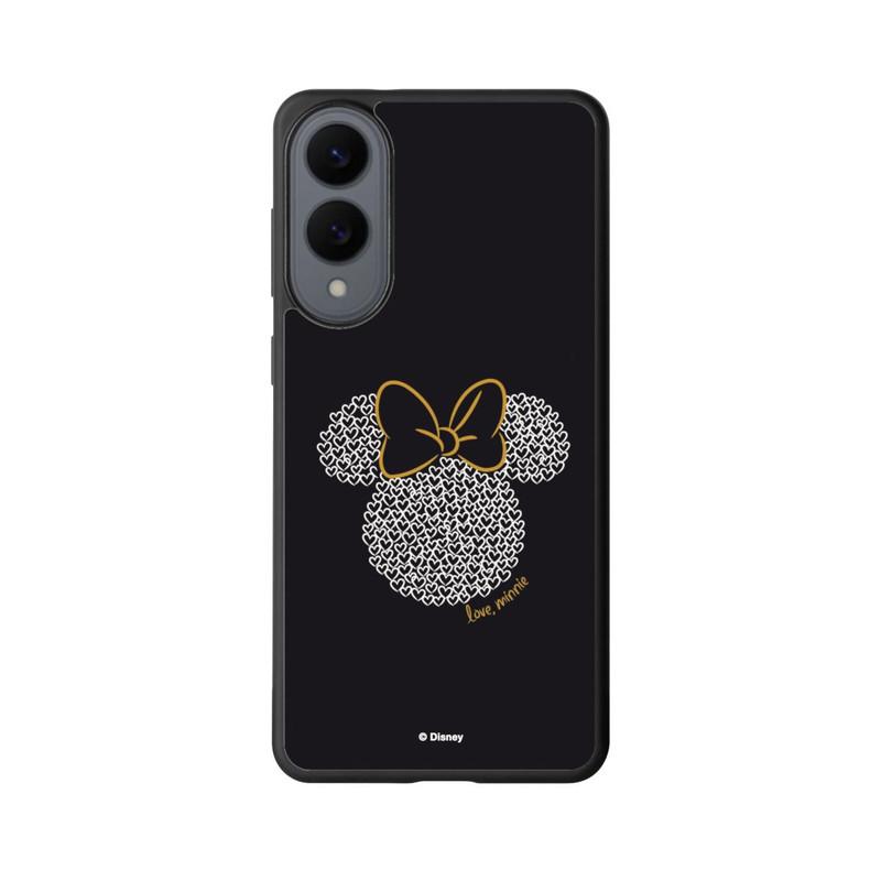 Galaxy S25 Edge Base Case Minnie Black and White