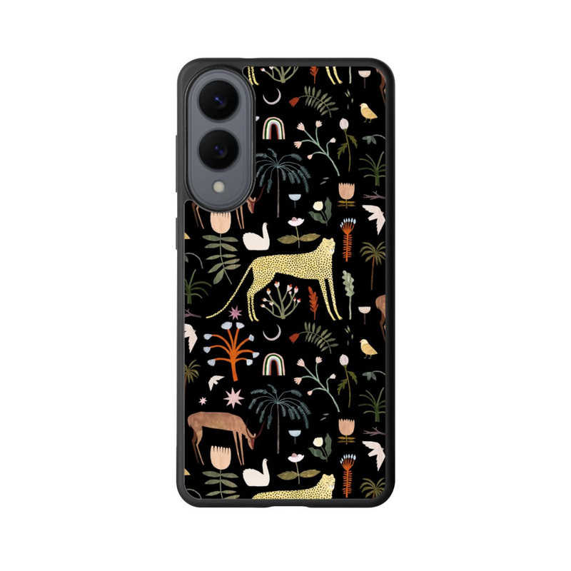 Galaxy S25 Edge Base Case Wilde Gartenbuchstaben von Léa Le Pivert