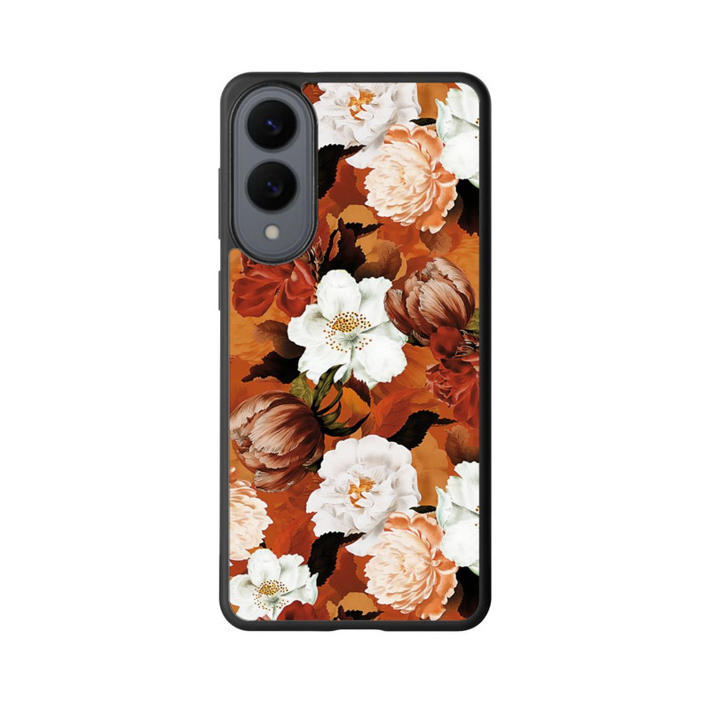 Galaxy S25 Edge Base Case Üppige Vintage Pfingstrosen Und Rosen