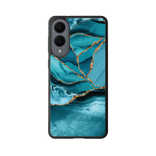 Samsung Galaxy S25 Edge Base Case Eisblaue Marmor Landschaft