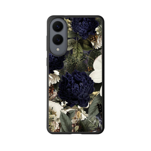 Samsung Galaxy S25 Edge Base Case Dunkle Mitternachts Barock Vintage Blumen