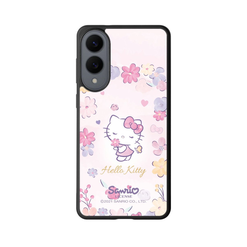 Galaxy S25 Edge Base Case Hallo Kitty Blume