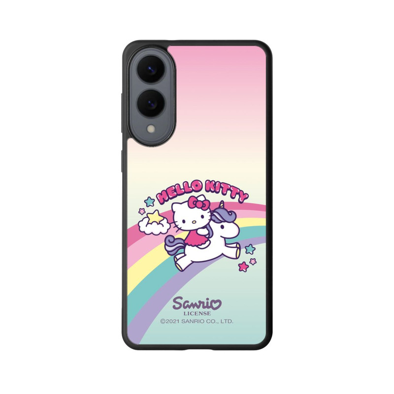 Galaxy S25 Edge Base Case Hello Kitty Regenbogen 