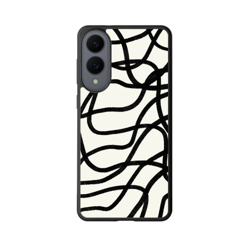 Samsung Galaxy S25 Edge Base Case Schwarze Linien
