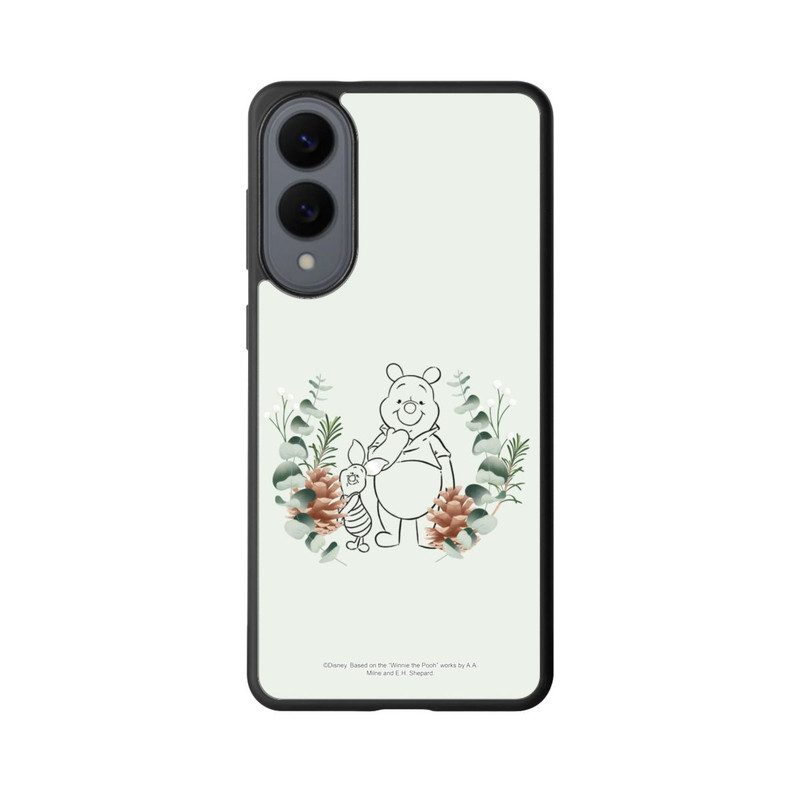 Galaxy S25 Edge Base Case Grüne Liebe Puuh und Ferkel