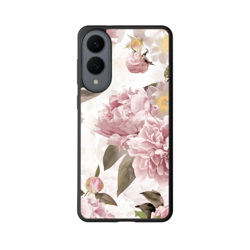 Galaxy S25 Edge Base Case Alte Pfingstrose