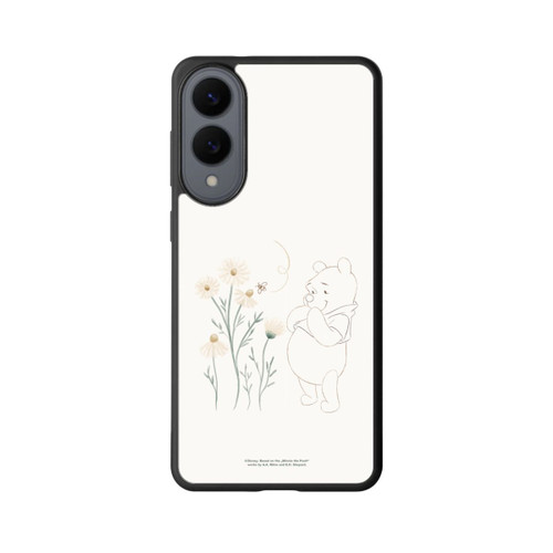 Samsung Galaxy S25 Edge Base Case Winnie Puuh sieht sich Gänseblümchen an