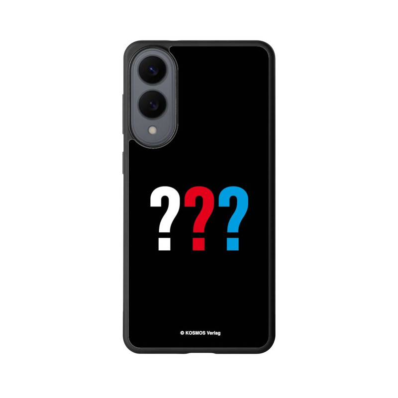 Galaxy S25 Edge Base Case Drei Fragezeichen Logo