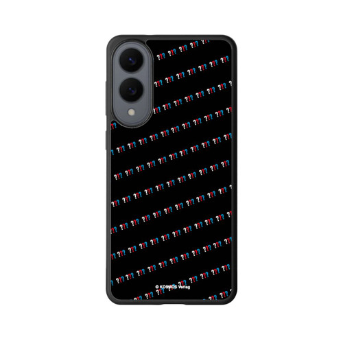 Samsung Galaxy S25 Edge Base Case Drei Fragezeichen Muster Schräg