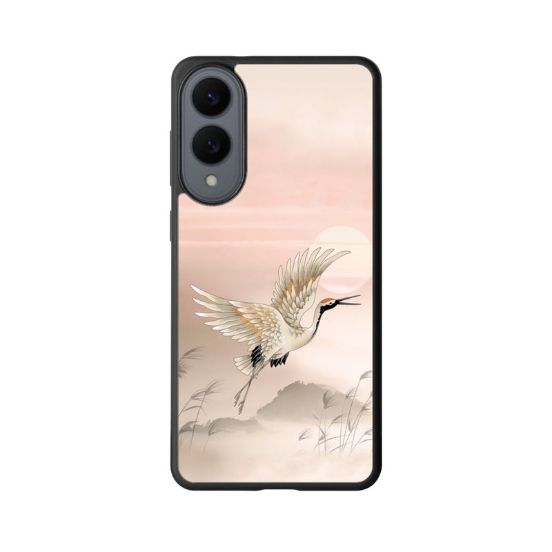 Galaxy S25 Edge Base Case Fliegender Kranich