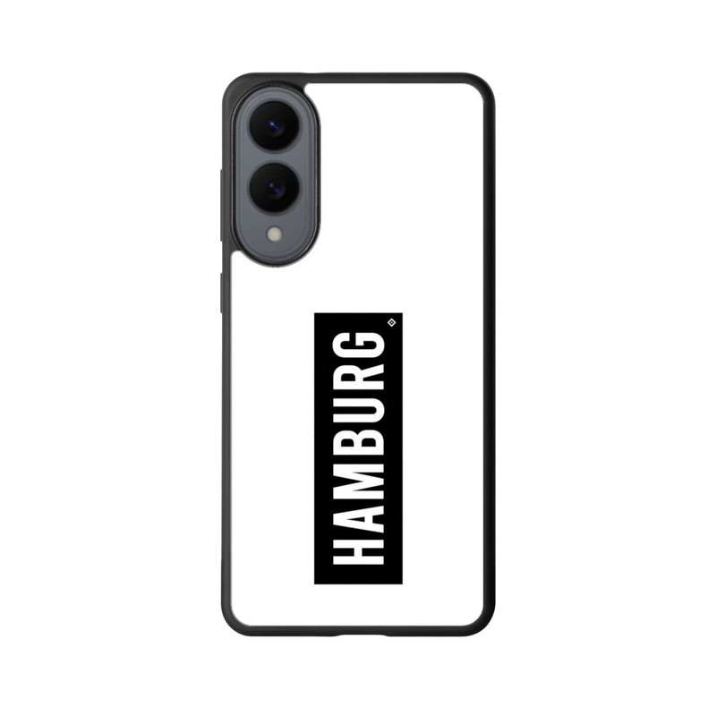 Galaxy S25 Edge Base Case HSV Hamburg Schwarz Weiss