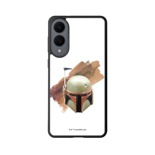 Samsung Galaxy S25 Edge Base Case Boba Fett Helm Weiß