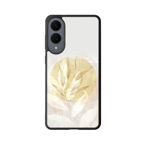 Samsung Galaxy S25 Edge Base Case Boho Gold Blumen Kunst