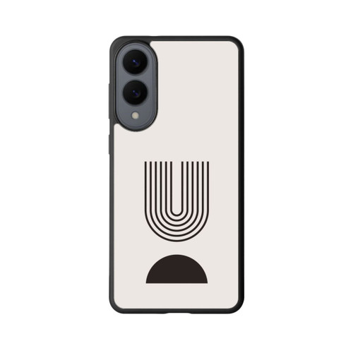Samsung Galaxy S25 Edge Base Case Moderne Kunst Schwarze Linien