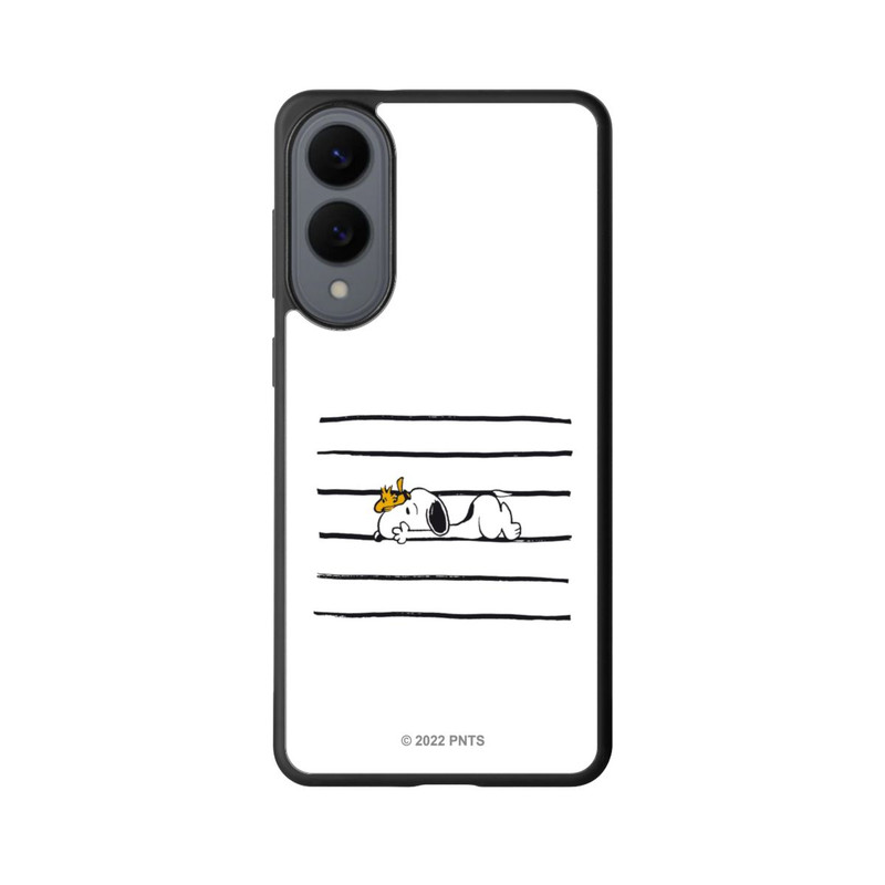 Galaxy S25 Edge Base Case Snoopy Woodstock Streifen