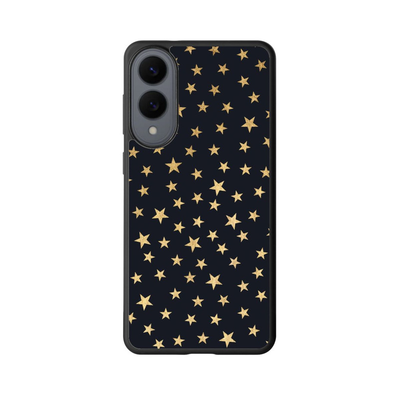 Galaxy S25 Edge Base Case Sternenstaub um Mitternacht