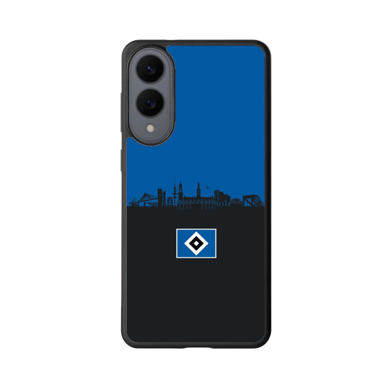 Galaxy S25 Edge Base Case HSV Skyline Blau Schwarz