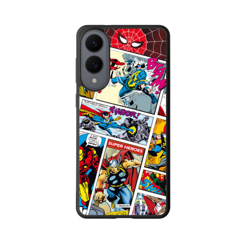 Samsung Galaxy S25 Edge Base Case Marvel Retro Comic Blue