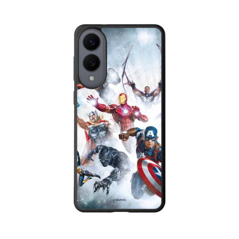 Galaxy S25 Edge Base Case Avengers Jumping at You