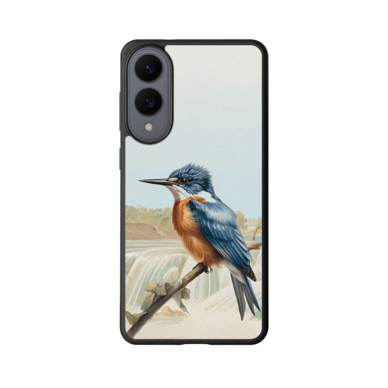 Galaxy S25 Edge Base Case Eisvogel Retro