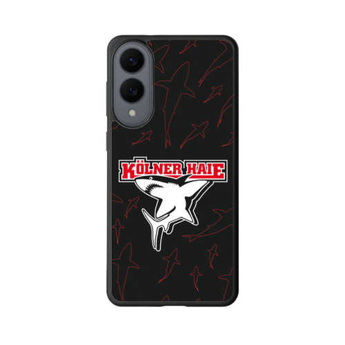 Samsung Galaxy S25 Edge Base Case Haie Muster Rot