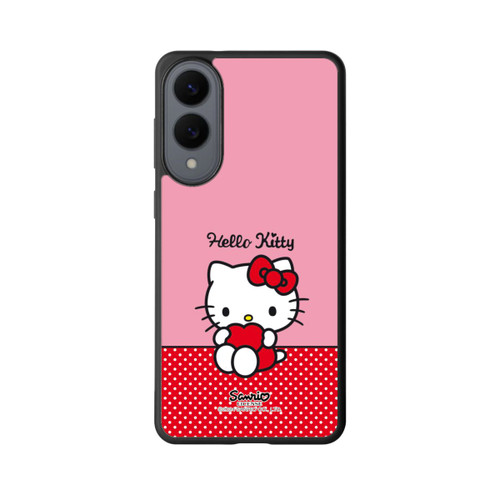 Samsung Galaxy S25 Edge Base Case Hello Kitty sitzend mit Herz