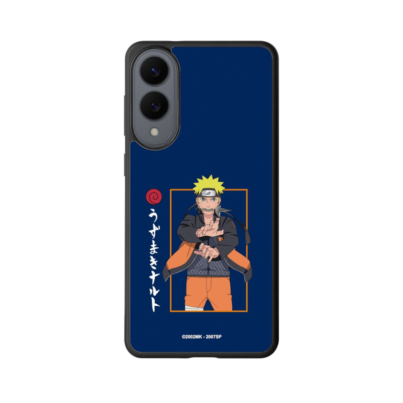Galaxy S25 Edge Base Case Naruto Kampfposition Blau