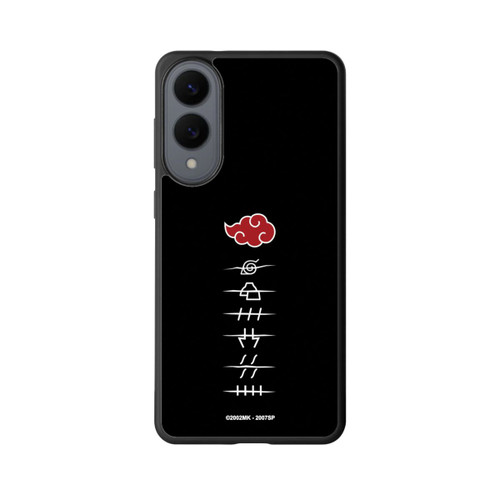 Samsung Galaxy S25 Edge Base Case Akatsuki Mitgliedssymbole Schwarz