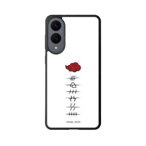 Samsung Galaxy S25 Edge Base Case Akatsuki Mitgliedersymbole Weiß