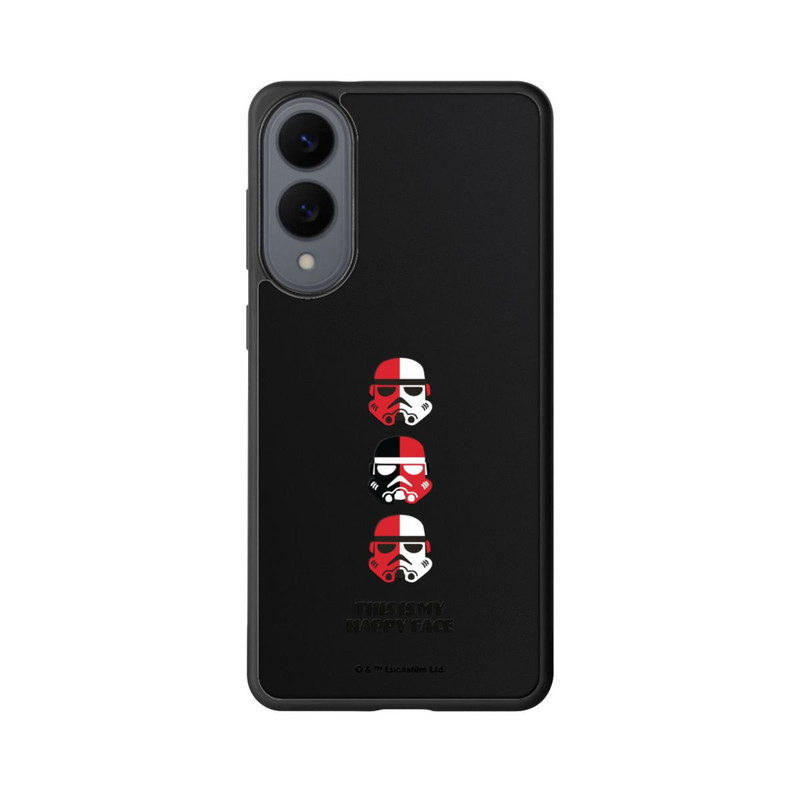 Galaxy S25 Edge Base Case Storm Trooper Happy Face