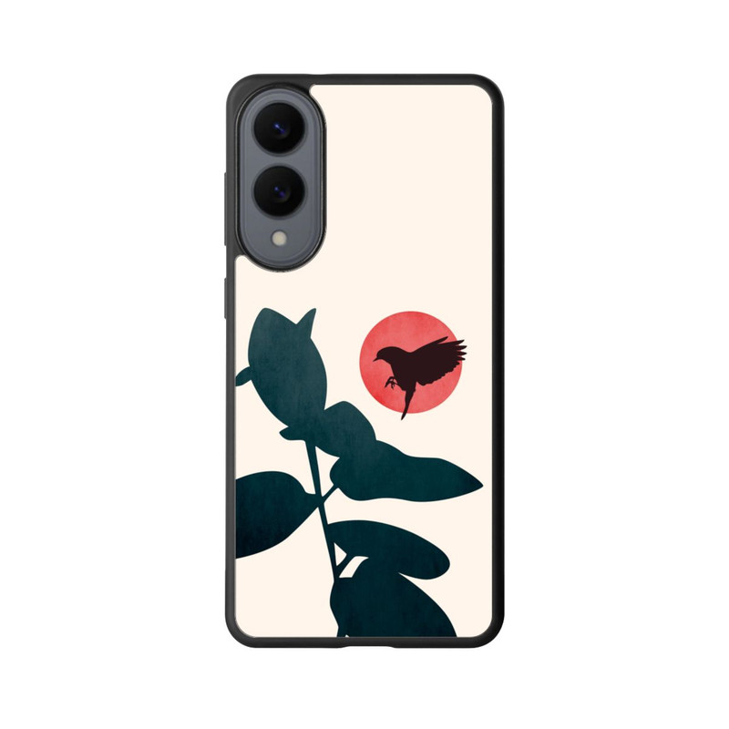 Galaxy S25 Edge Base Case Japanischer Vogel