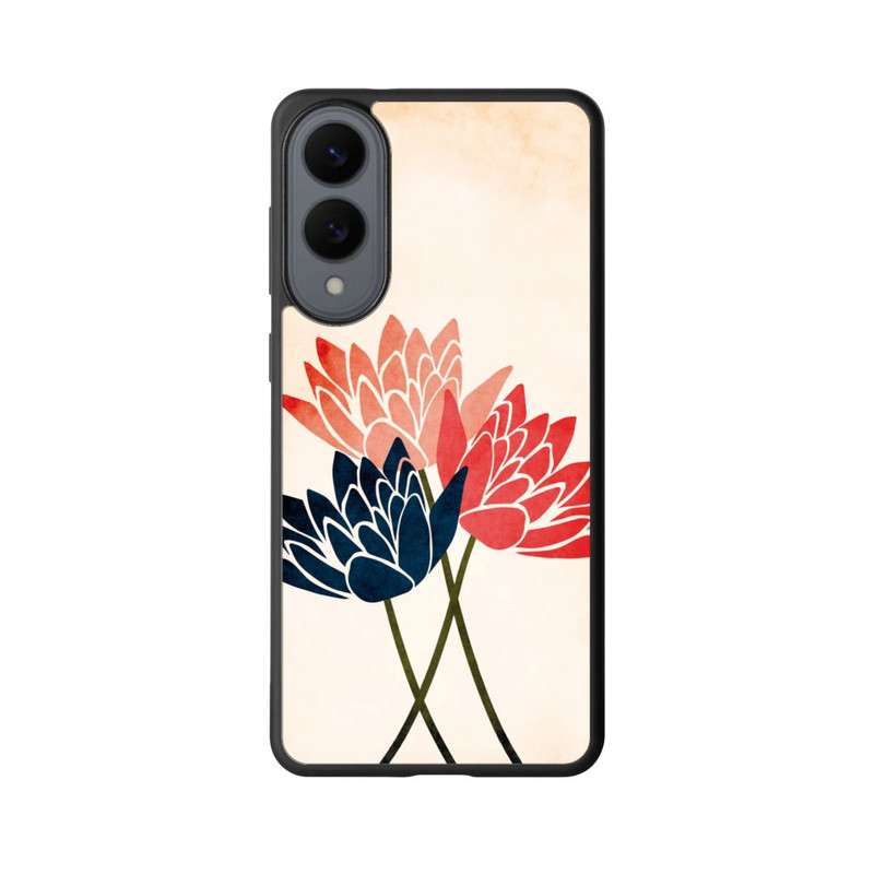Galaxy S25 Edge Base Case Drei Blüten