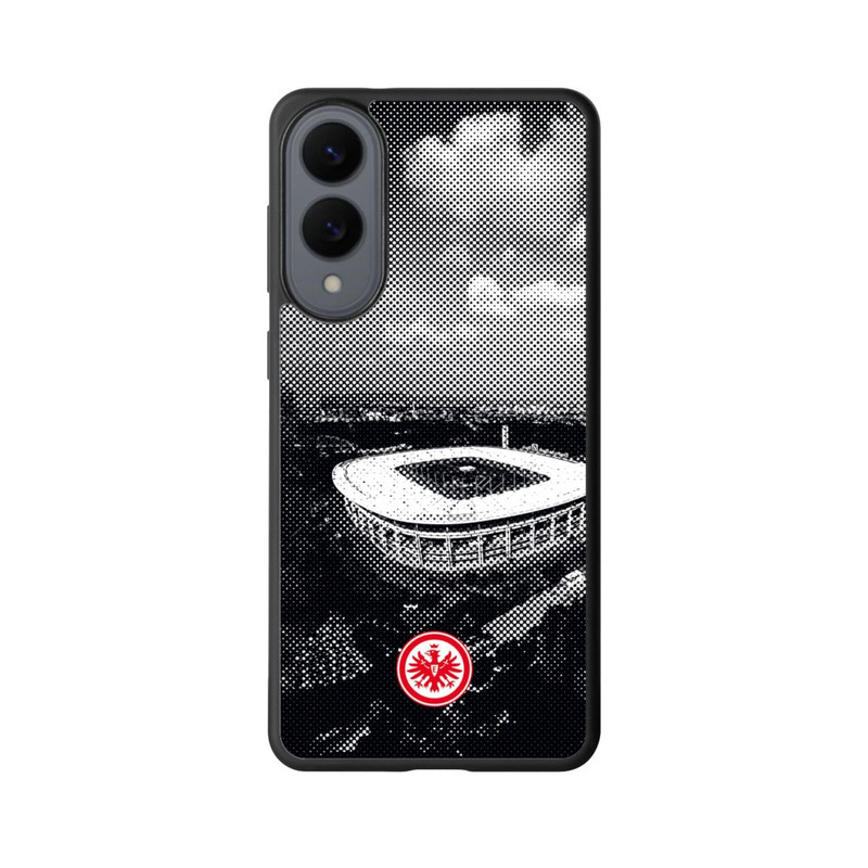 Galaxy S25 Edge Base Case SGE Stadion Schwarz Weiß