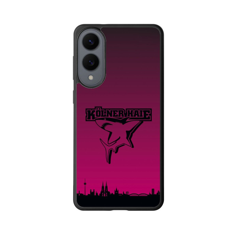 Galaxy S25 Edge Base Case Kölner Haie Skyline Pink
