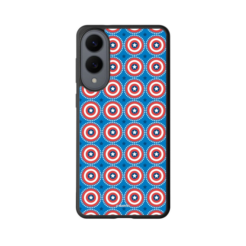 Galaxy S25 Edge Base Case Captain American Shield Pattern