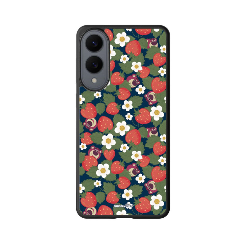 Galaxy S25 Edge Base Case Lotso Toy Story Strawberry Flower Pattern