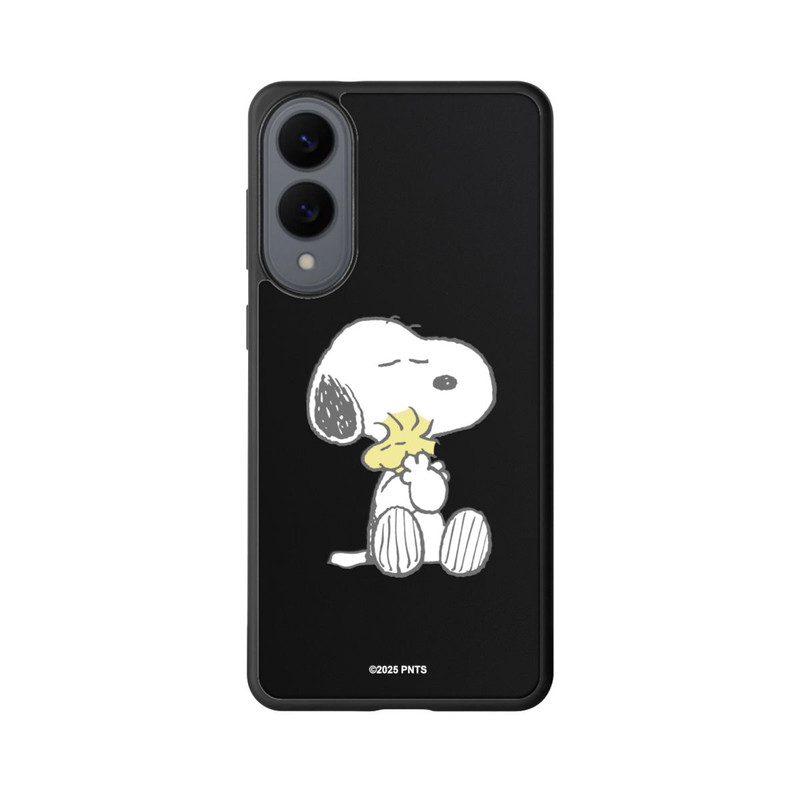Galaxy S25 Edge Base Case Snoopy And Woodstock Cuddling transparent