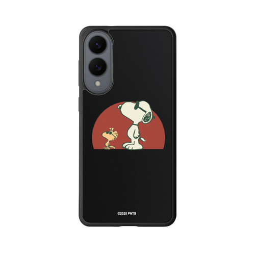 Samsung Galaxy S25 Edge Base Case Snoopy Woodstock Far Out transparent