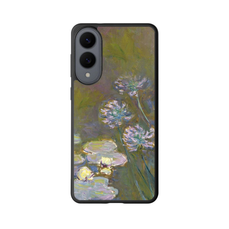 Galaxy S25 Edge Base Case Waterlilies and Agapanthus
