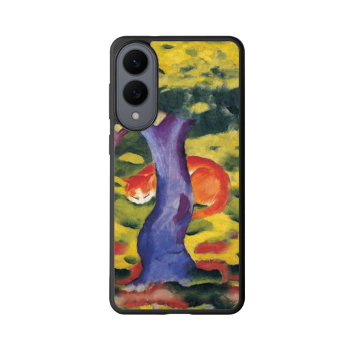 Samsung Galaxy S25 Edge Base Case Katze hinter Einem Baum von Franz Marc
