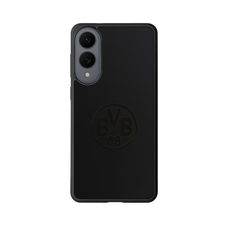 Galaxy S25 Edge Base Case BVB Logo Schwarz Transparent
