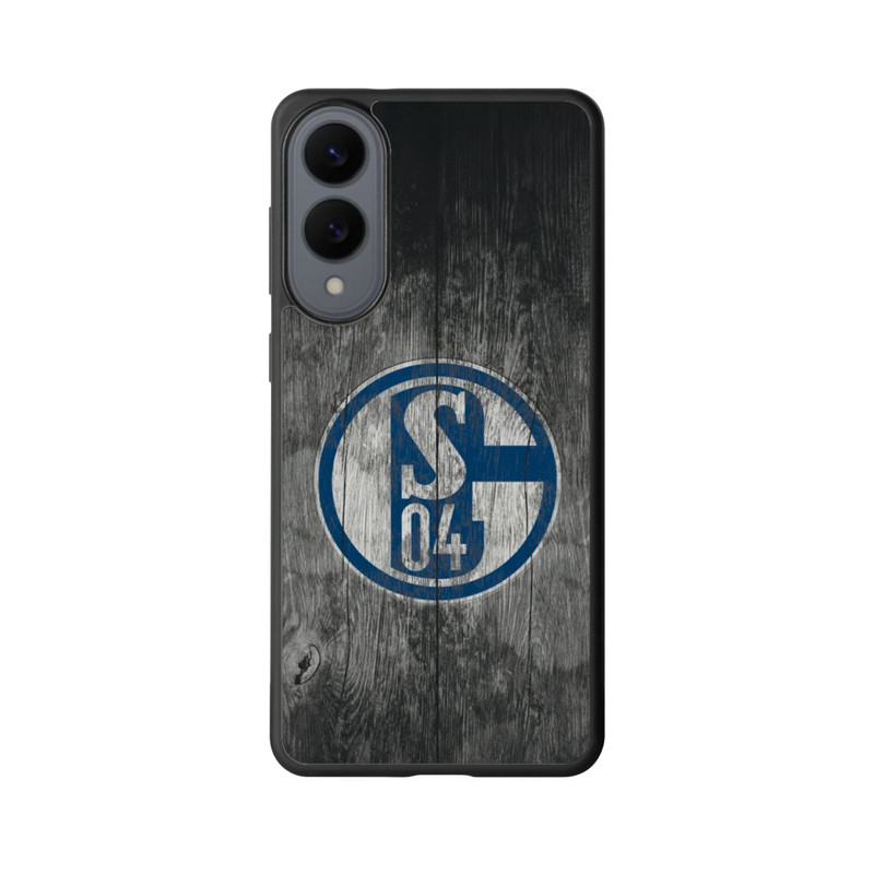 Galaxy S25 Edge Base Case Schalke 04 Holz Look